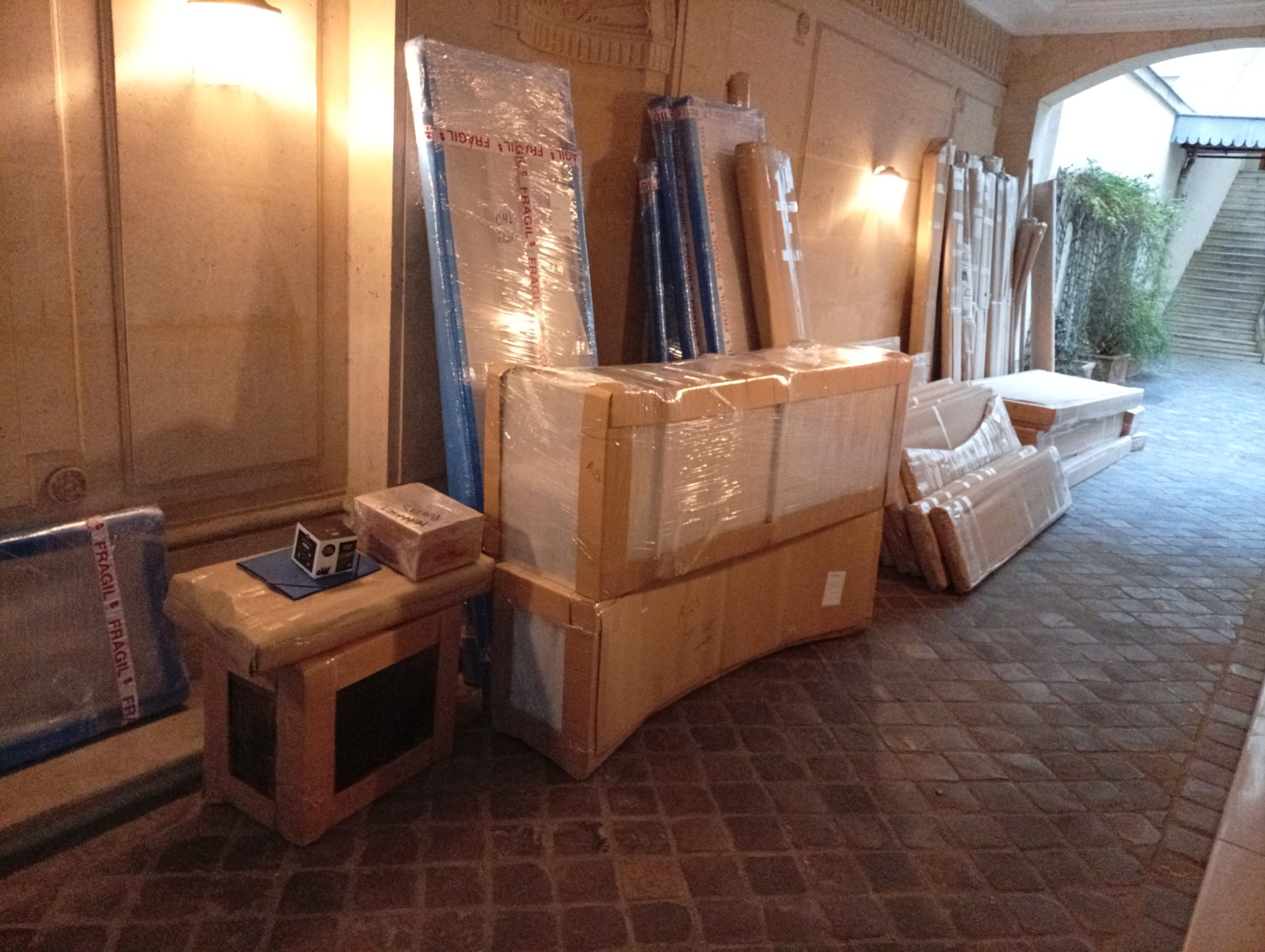 Manutention et levage d'objets lourds